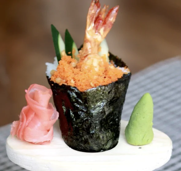 Botan Ebi Hand Roll