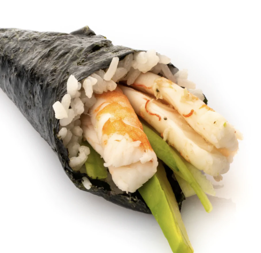 Cooked Shrimp Hand Roll