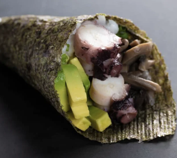 Octopus Hand Roll