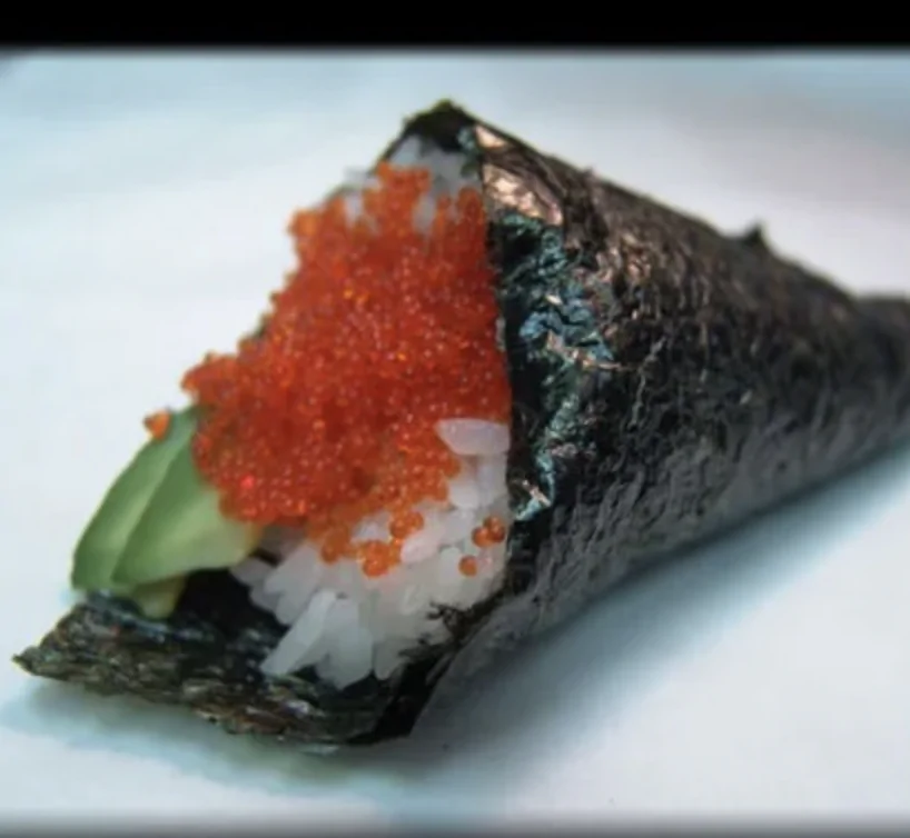 Tobiko Hand Roll